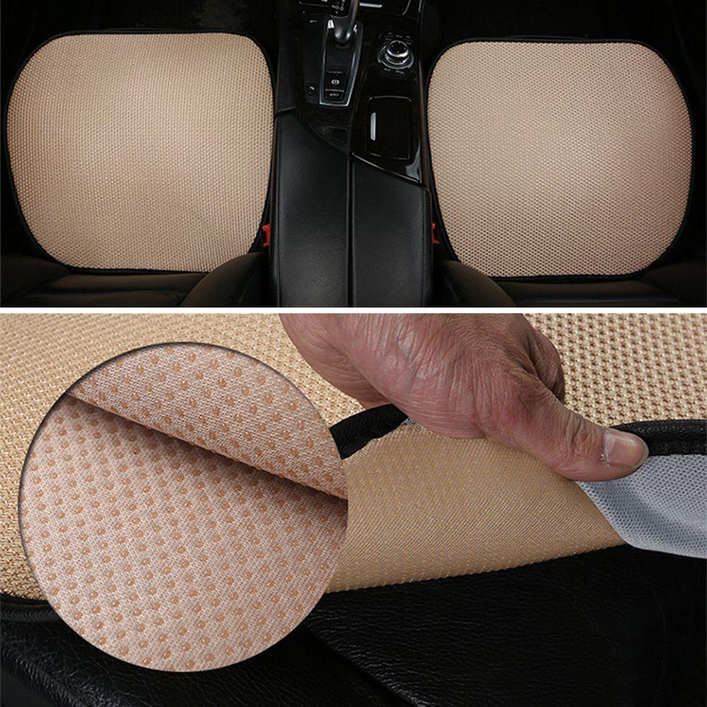 Подушка-мат для сиденья из ледяного шелка для авто, подушка для пассажирского сиденья, автомобильные коврики, переднее сиденье