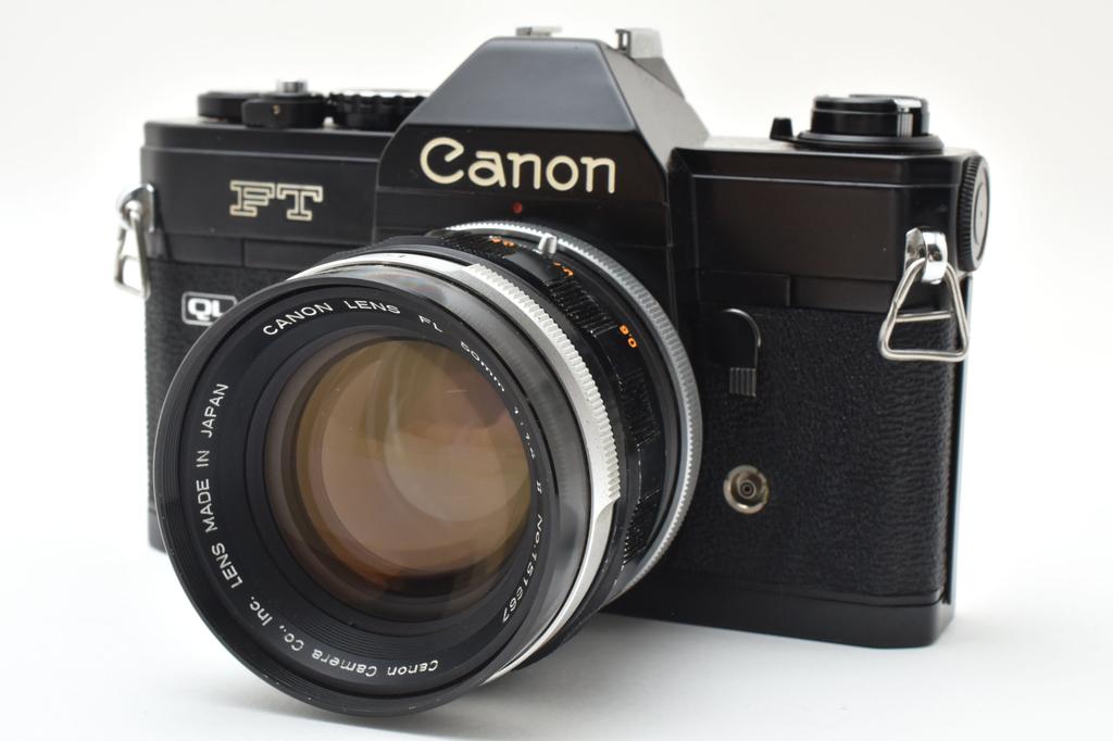 [Б/У] Редкая пленочная зеркальная камера Canon FT QL Черная с. FL 50mm f/1.4 и чехол, Почти как новый, Из ЯПОНИИ