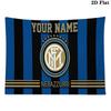 Custom Name FC Internazionale Milano Printed Tapestry – Wall Hanging for Bedrooms, Dorms, and Home Decor