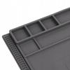 FixZone ProSilica ESD 40x30 - Antistatic silicone mat for soldering and repairs | 500°C | 120 cells | For phones, PCBs, laptops