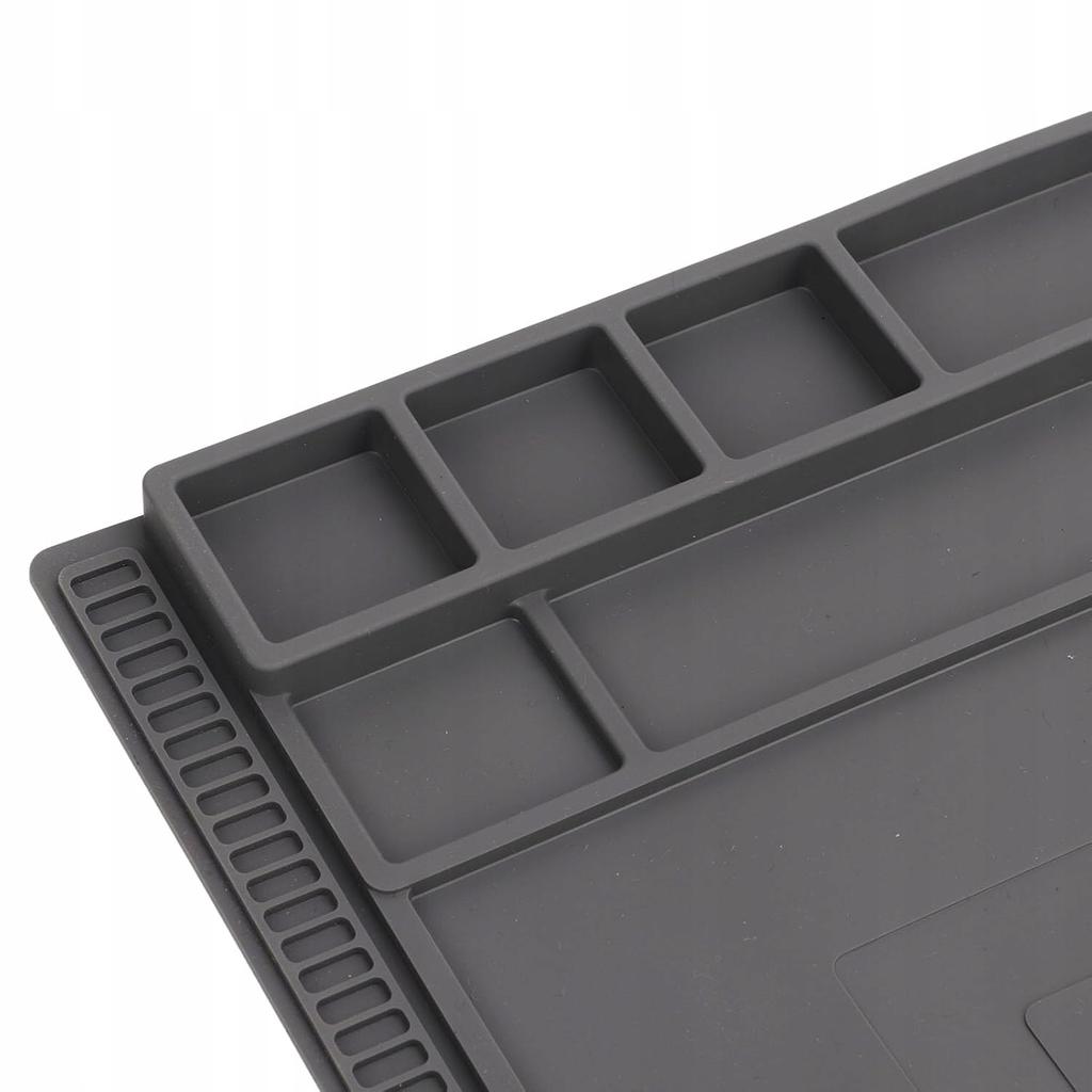FixZone ProSilica ESD 40x30 - Antistatic silicone mat for soldering and repairs | 500°C | 120 cells | For phones, PCBs, laptops