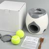 Dog Pet Toys 2 In 1 Tennis Launcher Automatic Throwing Machine Pet Ball Throw Device Interactive Pet Feeder Toy For Dogs