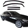 Дефлекторы на окна - Mercedes C-Class W205 (2014-2021) Седан 4 двери - Аэродинамические - Тонированные - Легкая установка