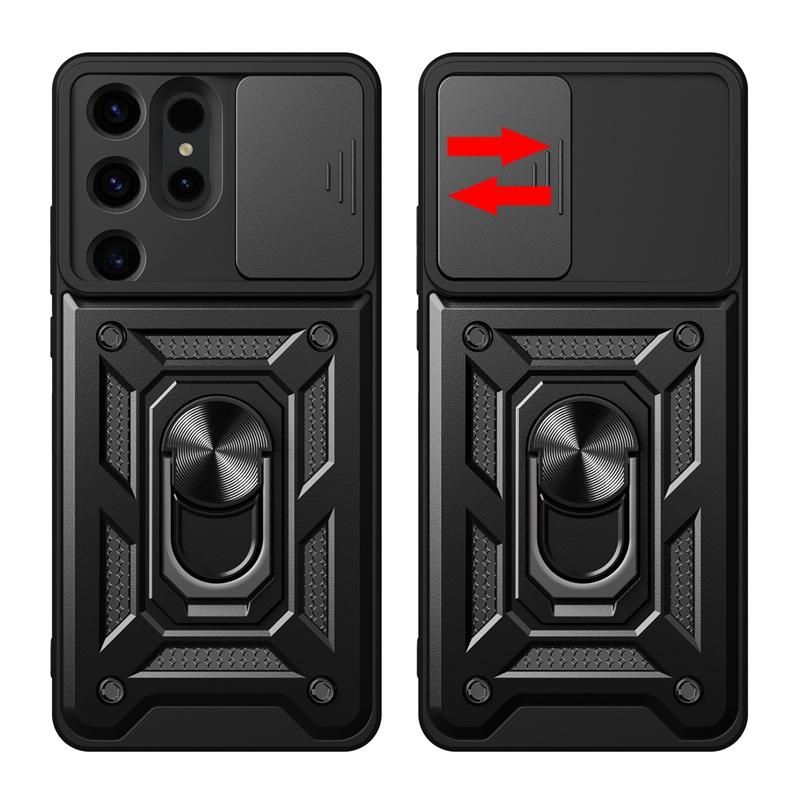 Чехол Armor для Samsung Galaxy S24 Ultra S23 FE S22 Plus S21 S20 Note 20 Ultra защитный чехол кольцо магнитный держатель бизнес полная защита чехол