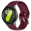 Силиконовый ремешок для Samsung Galaxy Watch 7 6 5 4 FE 44 мм 40 мм Спортивный дышащий браслет Ремешок для часов 6-4 Classic 47 мм 46/43 мм