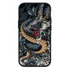 Чехол для iPhone 17 16 15 Xiaomi Poco Redmi Note 14 13 12 11 Pro Max 9 16e Samsung Galaxy S25 S24 S23 A05 A56OPPO Huawei Крутой чехол для телефона Черный Дракон