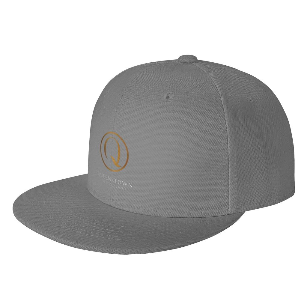 Fashion Queenstown New Zealand Abstract Gold Circle Logo Flat Brim Sun Hat Covering Face Without Makeup Hat Womens