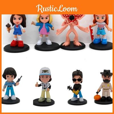 Великолепный набор из 8 фигурок по сериалу «Очень странные дела» Стив Каннибальский цветок Рождественская модель подарок