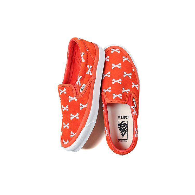Слипоны Wtaps x Slip-On Og Classic Vans Lx 'Bones - Orange' VN0A45JKK09