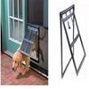 Anti-Bite Pet Screen Door: Small/Large Dog & Cat Entry with Anti-Mosquito Feature.