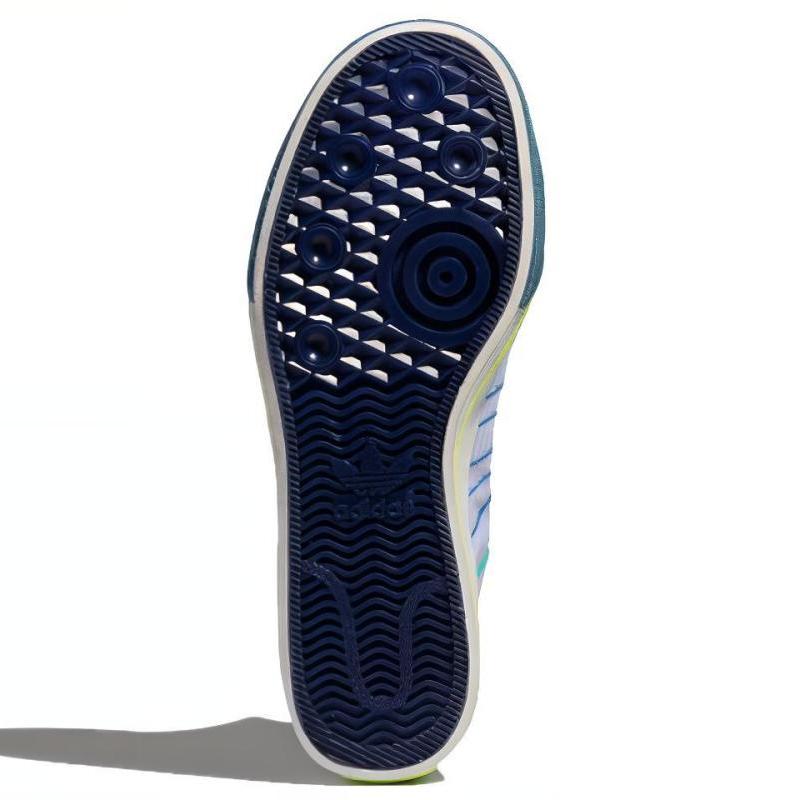 Adidas Nizza Hi Rf 'White Lush Blue' Sneakers FY3093