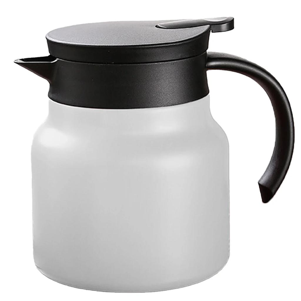 304 Stainless Steel Rustproof for Coffee,Tea,Milk Beverage Thermal Insulation Teapot Coffee Thermos Jug with Tea Filter