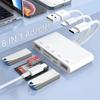 Универсальный кард-ридер 8-в-1 Слоты SD/TF USB3.0/Type-C/Lightning OTG Адаптер для камеры Для Android/iPhone/iPad Внешняя установка 3