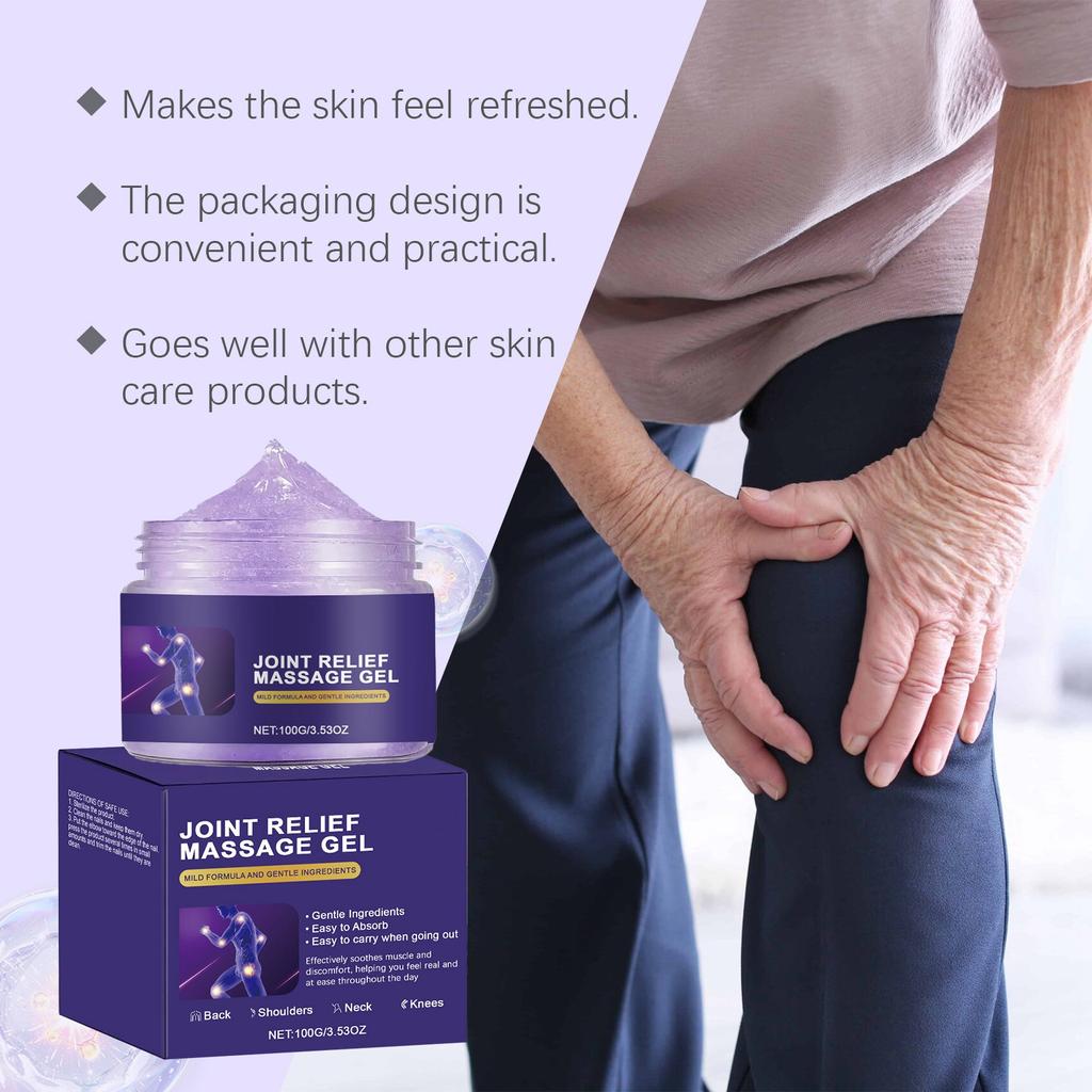 Успокаивающий гель для суставов улучшает кровообращение и повышает комфортность использования гибкого геля для ухода за суставами.