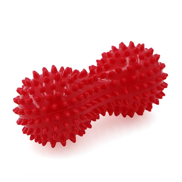 Foot Massage Roller Peanut Double Lacrosse Spiky Ball Myofascial Balls for Plantar Fasciitis Mobility Back Foot Arch Pain Relief