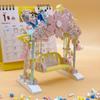 LOZ 1126 Pink Sakura Flower Swing Bird Animal Heart Sweet Candy 3D DIY Mini Blocks Bricks Building Toy for Children Gift No Box