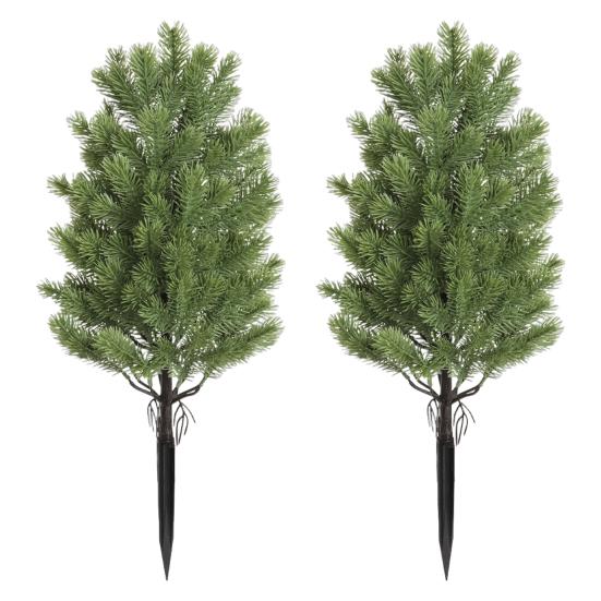 Искусственное топиарное дерево из кедра с колышком, реалистичное, искусственные кедровые сосны, рождественская елка, устойчивые к УФ-лучам, имитированные кустарники для крыльца, наружный декор