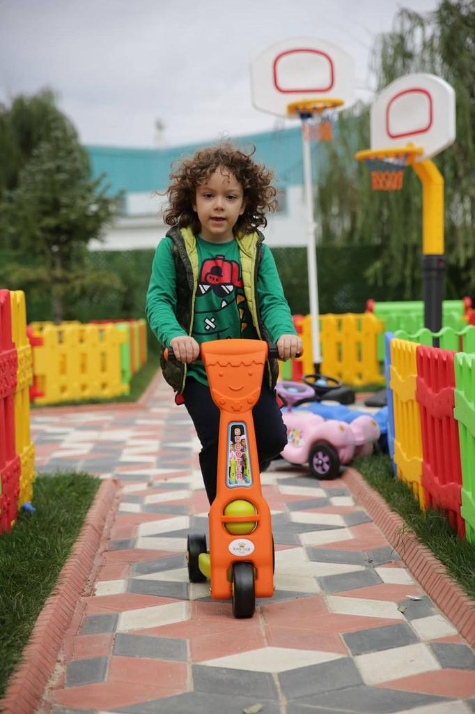 Скутер King 3 колеса оранжевый