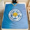 Leicester City Football Club Flannel Blanket, High quality Comfortable for All Seasons, Home Decor, Warmth and Comfort