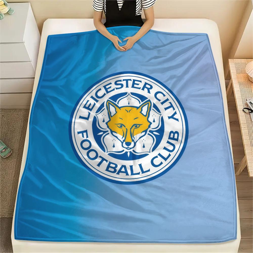 Leicester City Football Club Flannel Blanket, High quality Comfortable for All Seasons, Home Decor, Warmth and Comfort