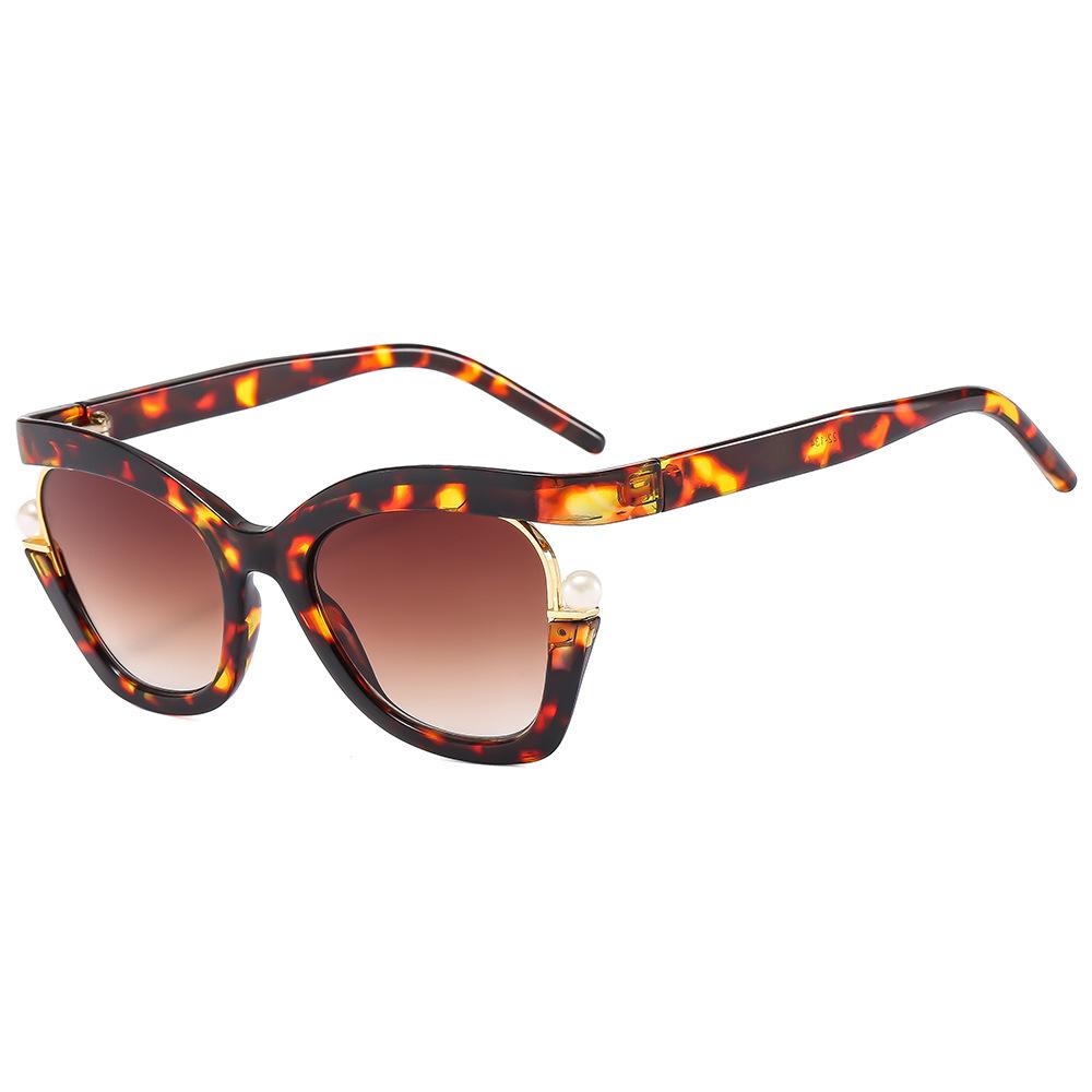 Новые солнцезащитные очки «кошачий глаз» с перламутровым эффектом женские квадратные роскошные женские солнцезащитные очки женские зеленые линзы летние очки Uv400 Oculus