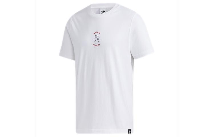adidas Мужские футболки Originals с круглым вырезом, умеренного прямого кроя, GP3483