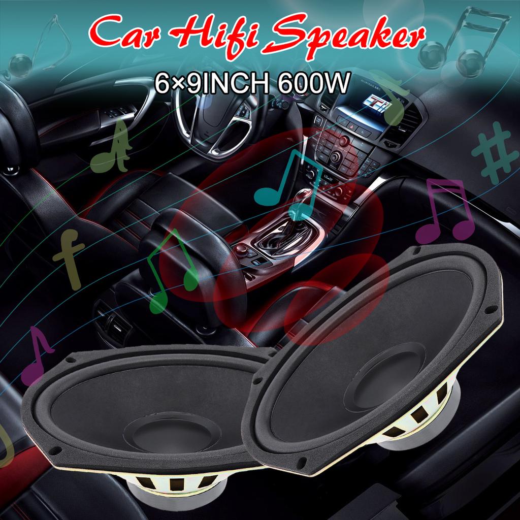 1 Piece  6x9 Inch 600W 12V Car Speakers Universal Subwoofer Car Audio Music Stereo Full Range Speakers for Car Auto Speaker