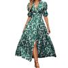 Rayon Fit and Flare Ankle Length One Piece Maxi Bodycon Midi Dress for Women VF-503