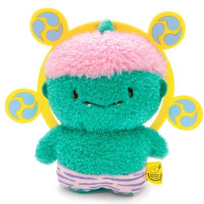 Sunlemon Fluffy Wattan S Thunder GR 17,5 x 6 x 15 см плюшевая игрушка зеленая милая Setsubun Thunder Winter Bean Throwing P-9932