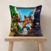 Игровой CCrash Bandicoots Наволочка Дизайн Чехла для Подушки Декор Праздничный Декор