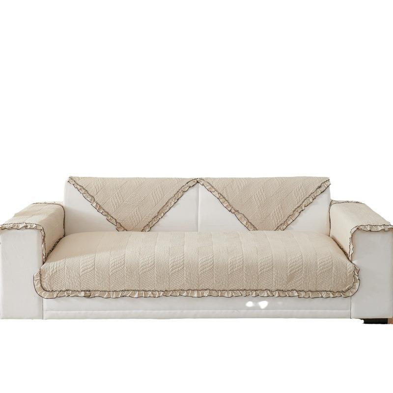 Korean Pure Cotton Sofa Cushion, Universal In All Seasons, Non-Slip Seat Cushion, Simple And Modern Cotton Leather Sofa Cover, Towel Cover Cloth