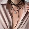 Jewelry Personalized Rope Chain Love Pendant Niche Star Butterfly Necklace Diamond Cross Necklace Women