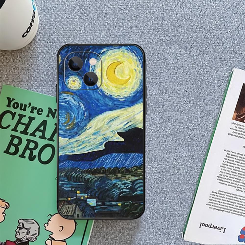 Чехол для телефона «Звездная ночь Ван Гог» для Iphone Xiaomi Mi Samsung Galaxy Redmi Note AS 11 12 13 14 15 22 23 24 5G Pro Plus Max Fe Ultra