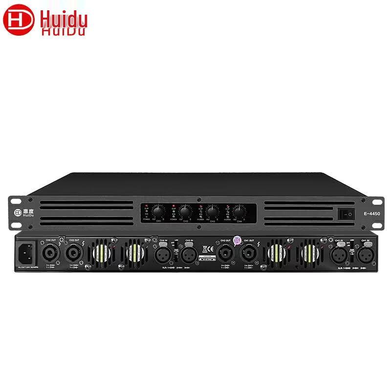 HuiDu E-4450 4-Channel 1U Digital Power Amplifier (CN version)