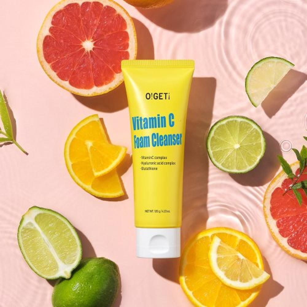 Oget Очищающая пенка с витамином С 120 г