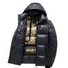 Winter Men Fashion Warm Parkas Jacket Coat Men Hat Waterproof Thick Fleece Parka Men Casual Detachable Windproof Parkas Male