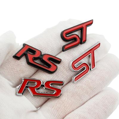 Новый Ford Mondeo Focus Fiesta модифицированный спортивный логотип ST Логотип RS Эмблема центральной консоли автомобильный руль декоративный