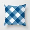 Office Living Room Home Pillowcase Geometric Black and Blue Pattern Printed Pillowcase Car Ornaments