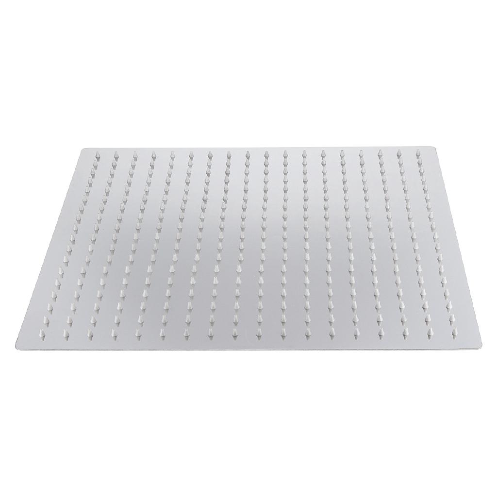 16-дюймовая насадка для душа с дождевой насадкой, хромированная насадка для душа с дождевой насадкой из нержавеющей стали, верхний распылитель для ванной комнаты, насадка для душа, насадка для душа, серебро