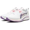 Li-Ning Comfortable Versatile Non-Slip Wear-Resistant Breathable Low-Top Casual Running Shoes Women Sneaker White Purple ARBU006-1