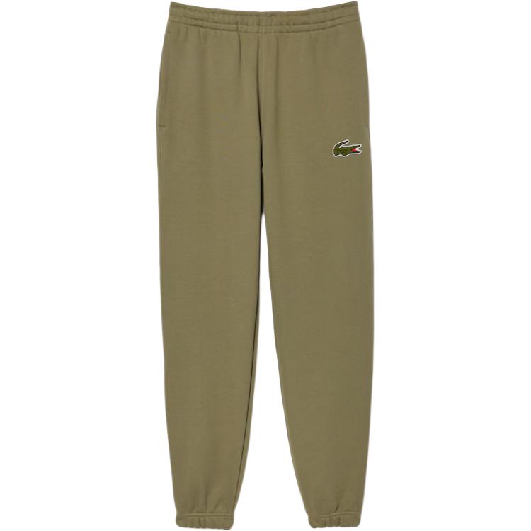 LACOSTE Knitted Sweatpants Unisex Khaki Green XH2750-BMY