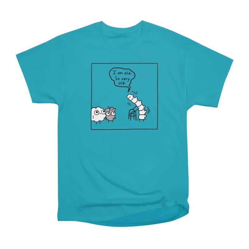 Men Casual Shirts Short Sleeves SO VERY OLD Tees Oversized T-shirts