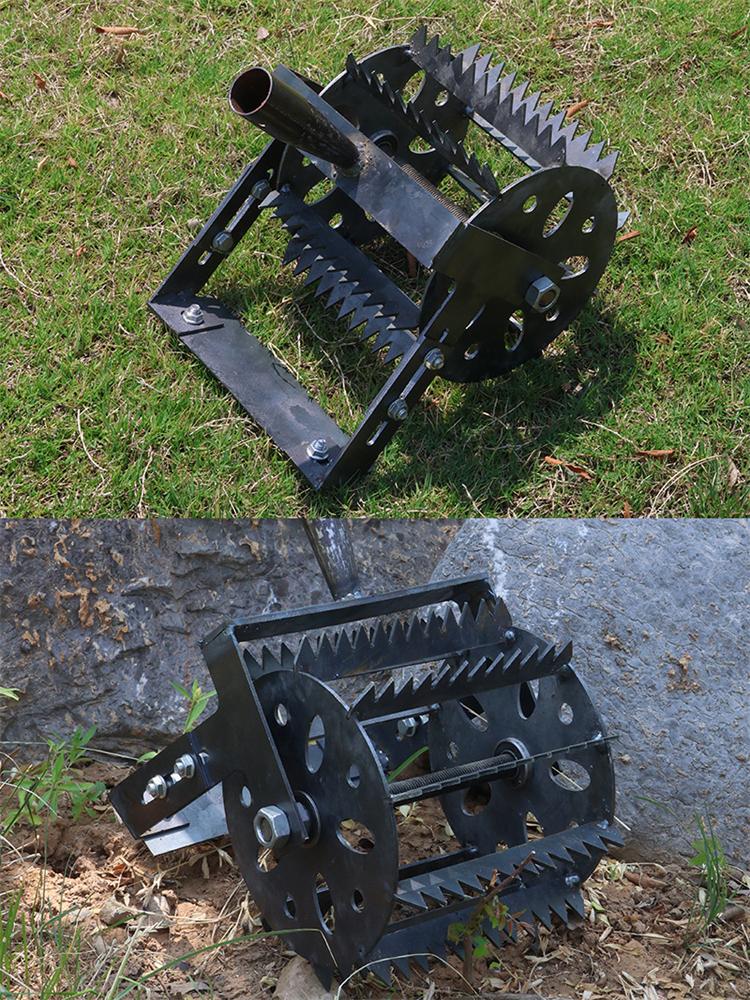 Культиватор Прополочная головка Садоводство Ферма Тяжелая Прополочная головка Инструмент для удаления травы Насадка Прополочные колеса Аксессуары для прополочных машин