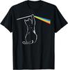 Cat Rainbow Light Cool Prism Science Spectral Men Women Kids T-Shirt
