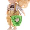 Miniature Doll Knitted Shoulder Bag Crochet Braid Mini Crossbody Doll Bag  DIY Toy