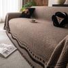 Chenille Sofa Cover Anti Cat Scratch Blanket White Grey Sofa Towel for Living Room Furniture Decor Tapestry Couch Cover