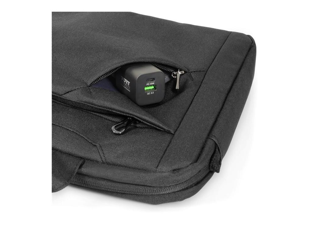 PORT DESIGNS S13 Sydney ECO Чехол Подходит для устройств до 13/14 дюймов Загрузка сверху Черный Плечевой ремень