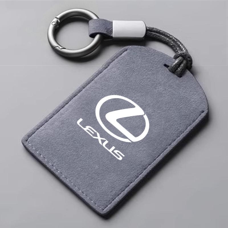 AAPJ1 2026 Hot Interior Stickers Leather Car NFC Card Smart Remote Key Fob Case Cover Holder Shell For Lexus F Sport ES LM GS IS NX RX