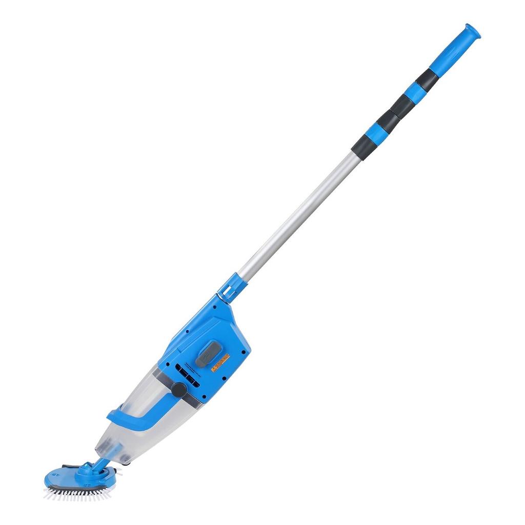 Pool Vacuum 26 GPM Rechargeable Pool Cleaner Max. 1H with Extension Pole