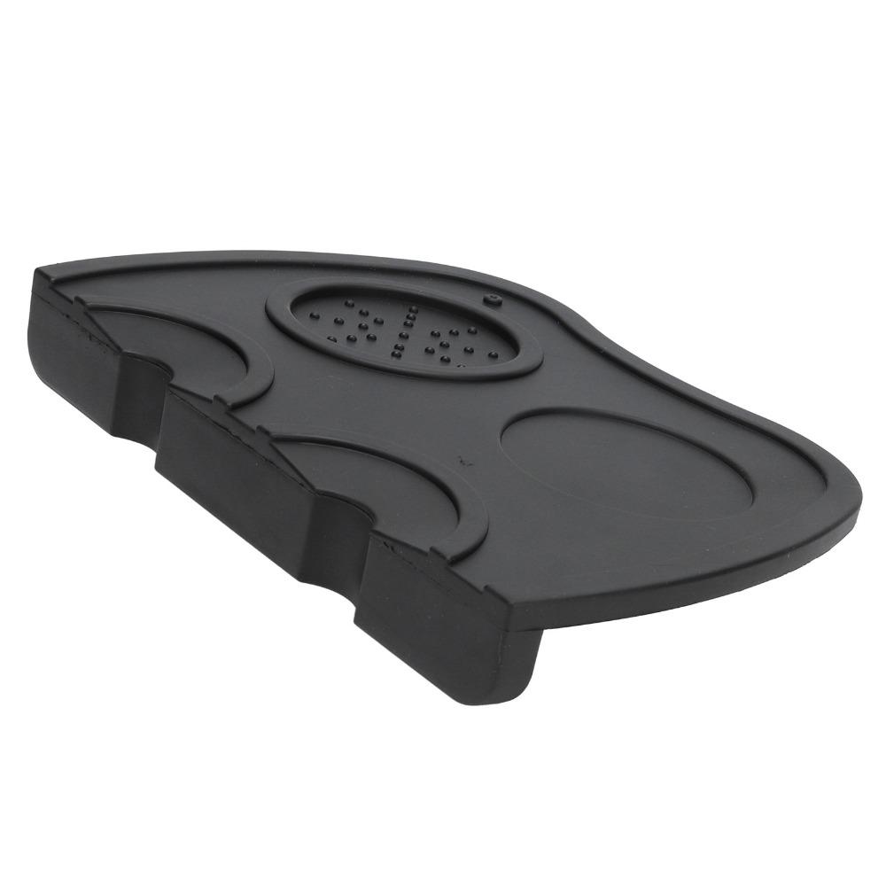 Anti-Slip Design Coffee Tamper Mat Heat Resistance Corner Tamping Mat Barista Coffee Mat For Home